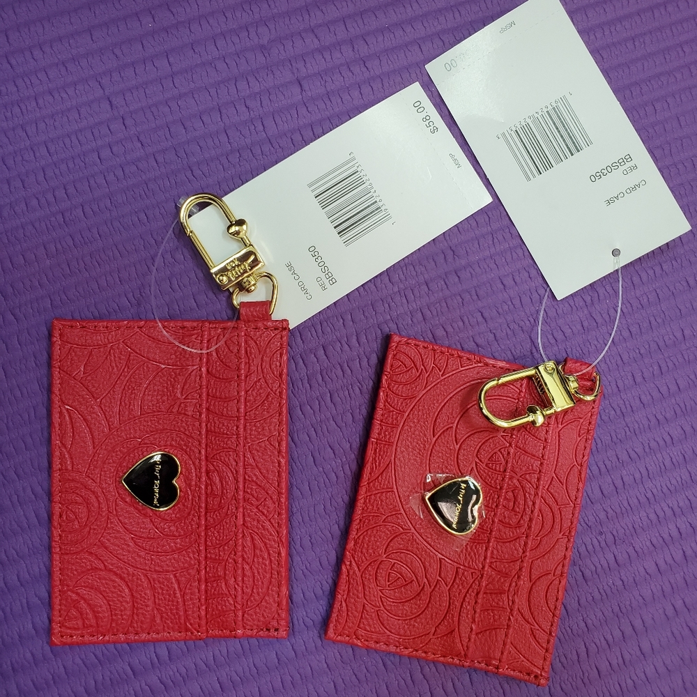 Betsy Johnson card holder NWT